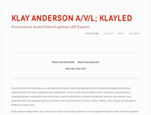 Tablet Screenshot of klay.com